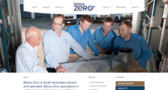 Desktop Screenshot of belowzero.com.au